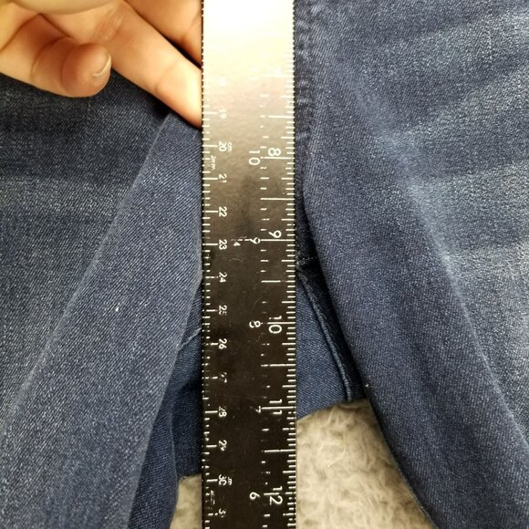 Betabrand Jeans Womens XS Blue Pull On Cropped Stretch Denim Jegging - Picture 6 of 11